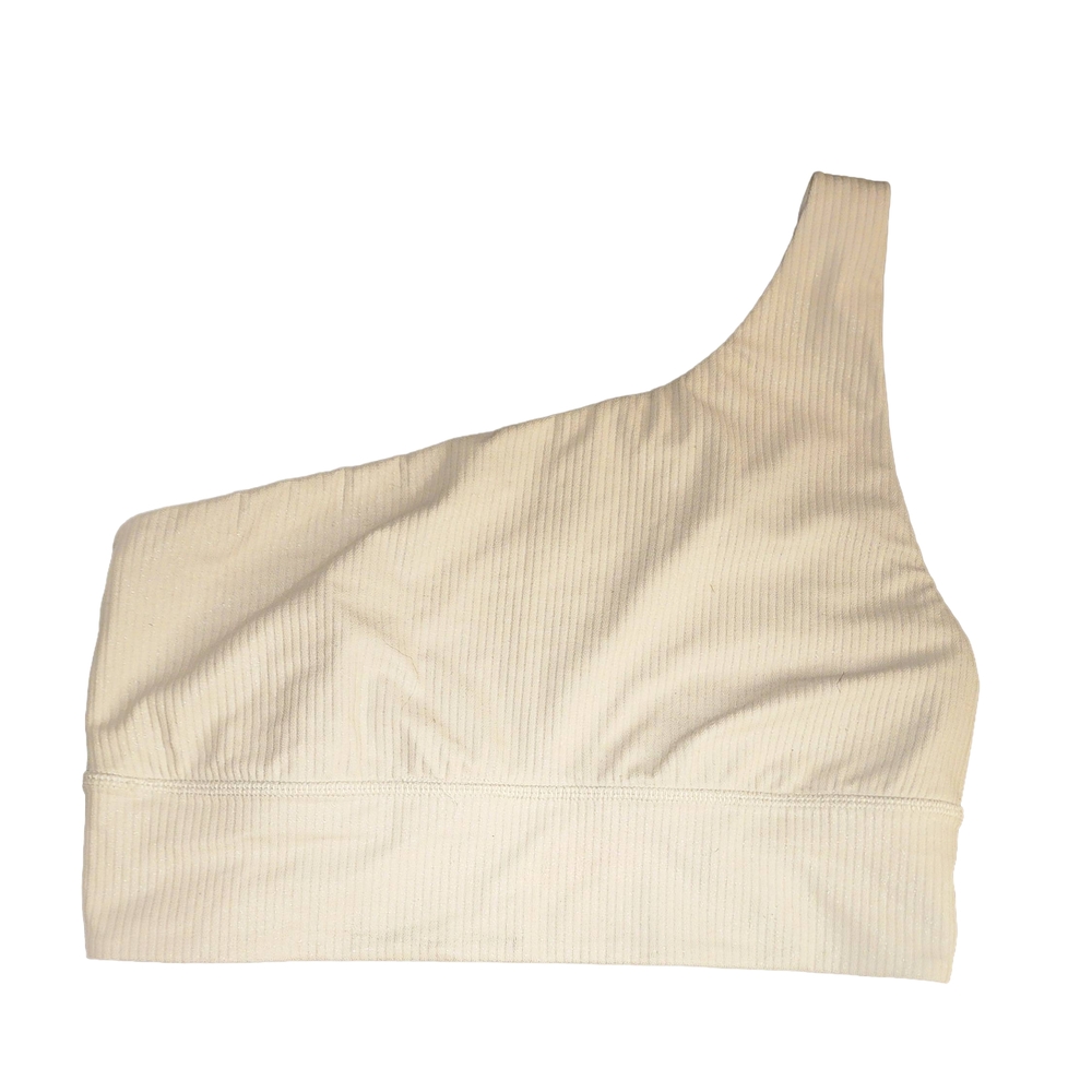 Lululemon Athletica Beige One-Shoulder Tank Top